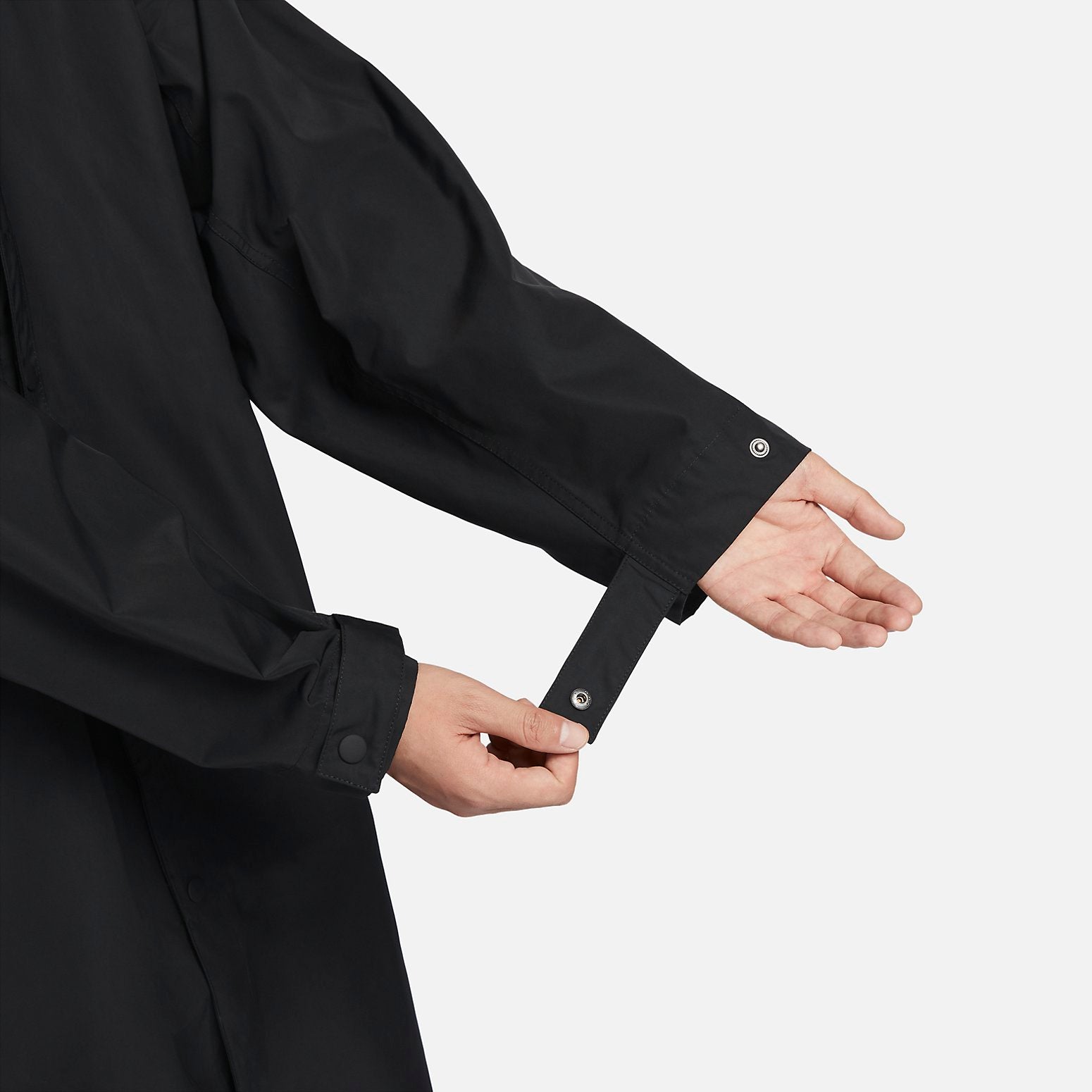 Nike Swoosh Woven Parka Jacket 'Black' FD2870-010