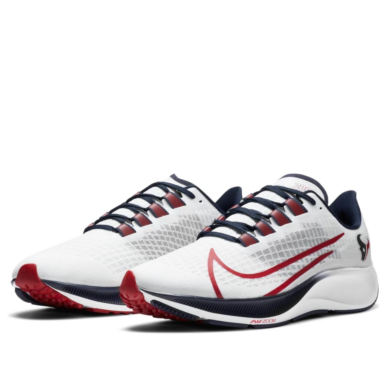 Nike Air Zoom Pegasus 37 Houston Texans 'White Red' CZ5464-100