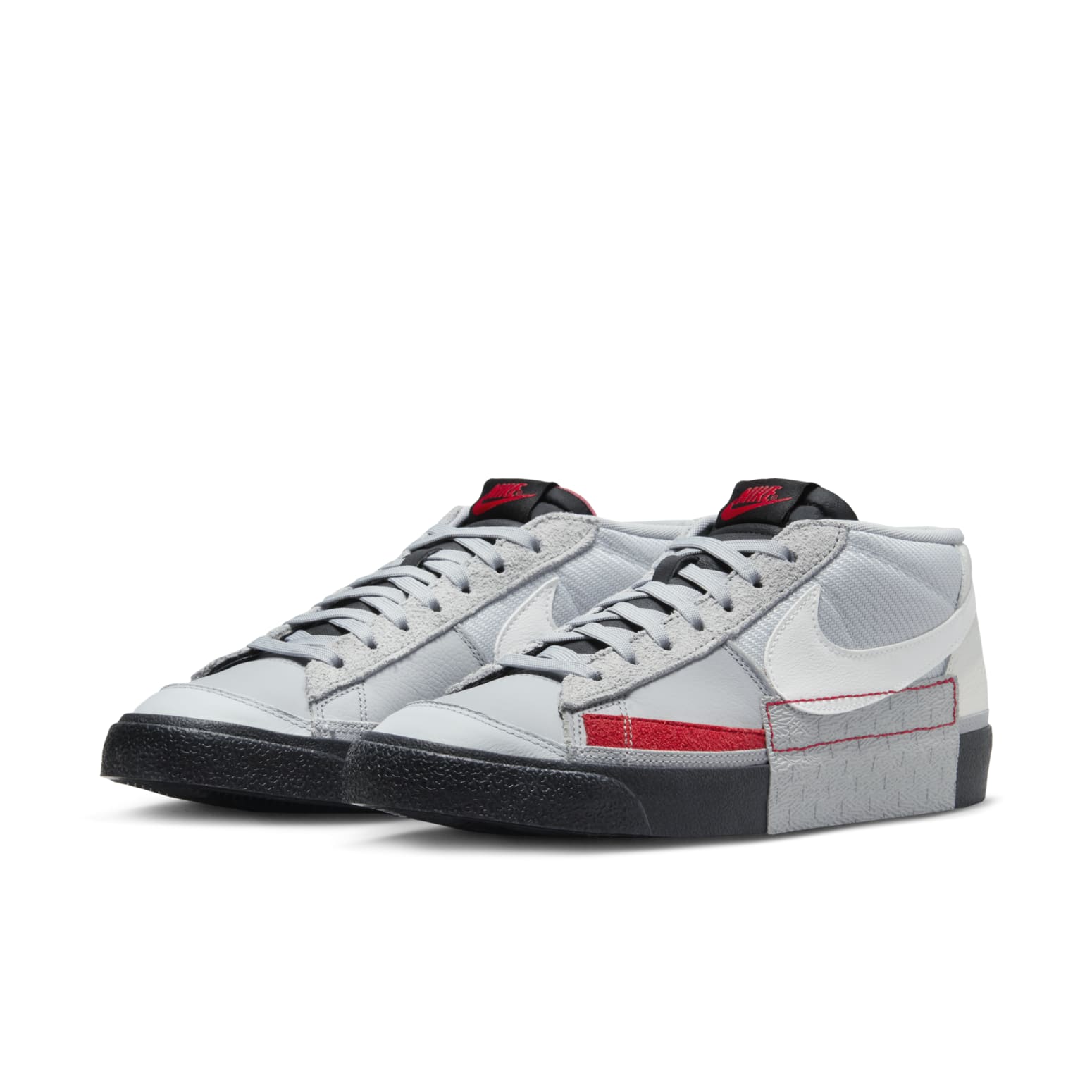 Nike Blazer Low Pro Club 'Wolf Grey University Red' FJ3694-002