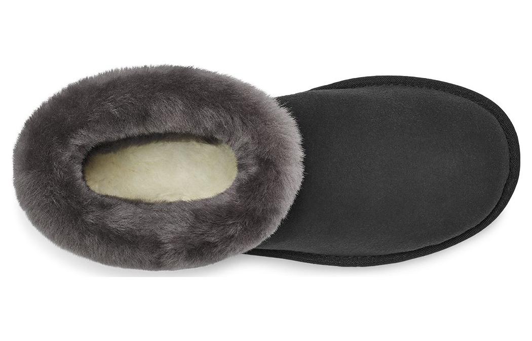 (WMNS) UGG Classic Heritage Fluff 'Black' 1130590-BLK