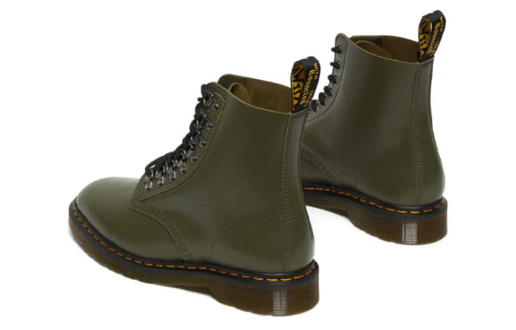 Dr. Martens 1460 Pascal Verso Stylish Simplicity waterproof Wear-resistant Mid Tops Martin boots Couple Style Green 26966272