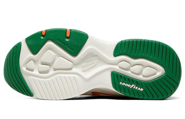 (WMNS) Skechers D'lites 4.0 'White Green' 896130-NTMT
