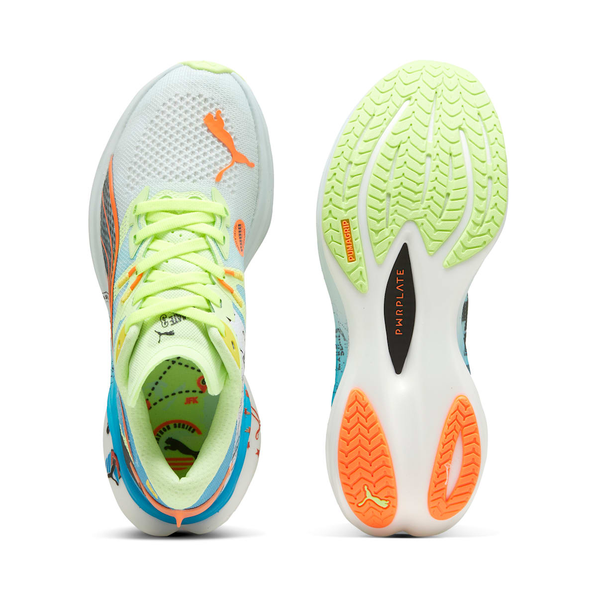 (WMNS) PUMA Deviate Nitro 3 'Nitro Blue Fizzy Apple' 310196-01