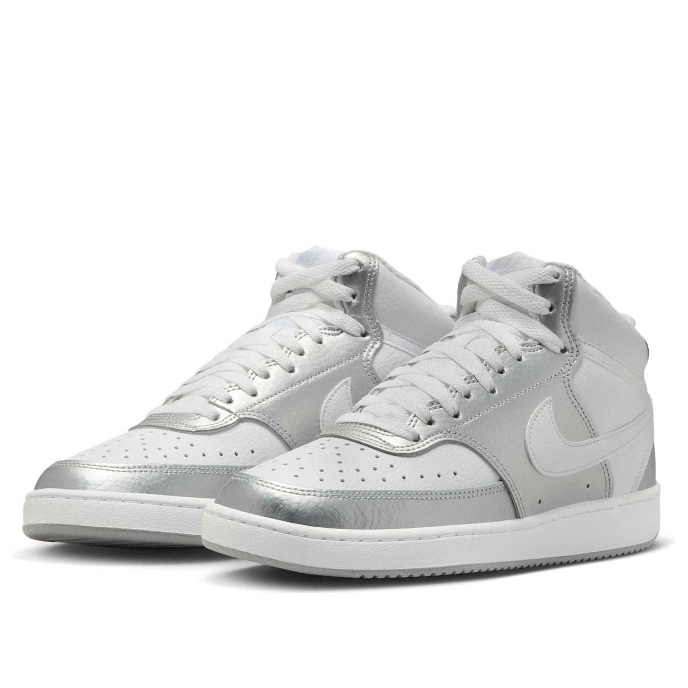 (WMNS) Nike Court Vision Mid 'Silver Grey' CD5436-108