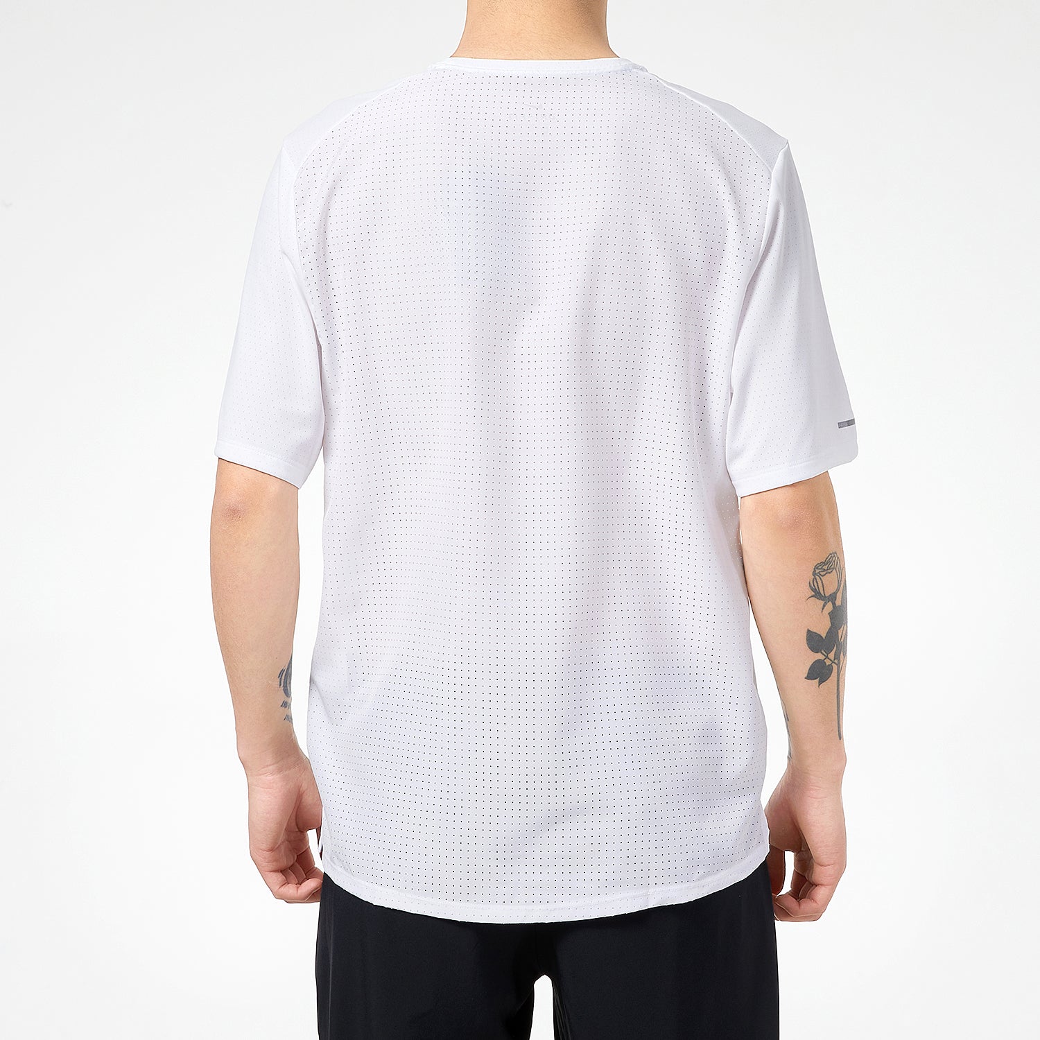 Men's Nike Running Casual Sports Breathable Short Sleeve White T-Shirt DA1316-100