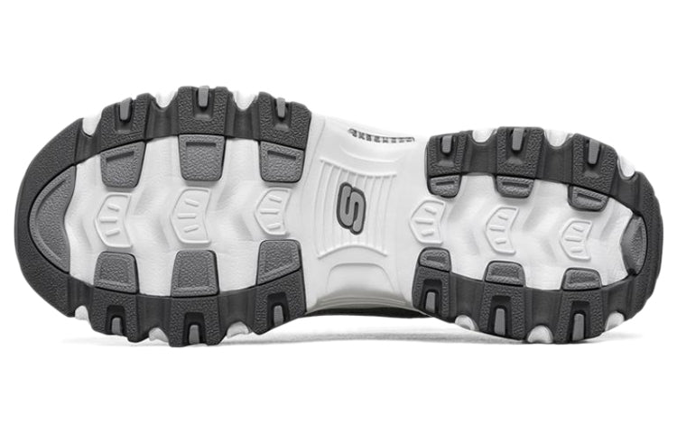 (WMNS) Skechers D lites 1.0 Running Shoes Grey/White 149240-GRY