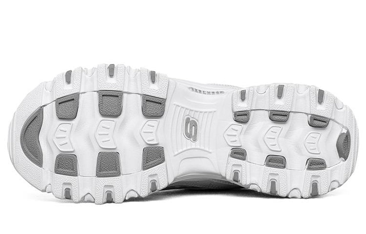(WMNS) Skechers D'Lites 1.0 Running Shoes White 149466-WHT