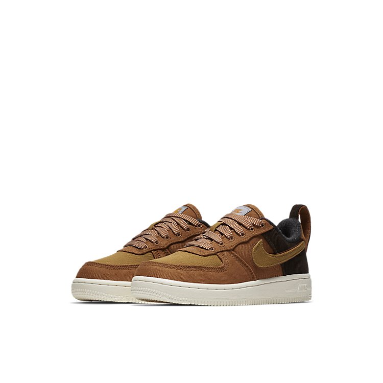(PS) Nike Carhartt WIP x Force 1 Low Premium 'Ale Brown' BQ3762-200