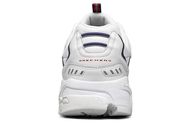 Skechers Stamina Low-Top Running Shoes White/Blue/Red 51917-WNVR