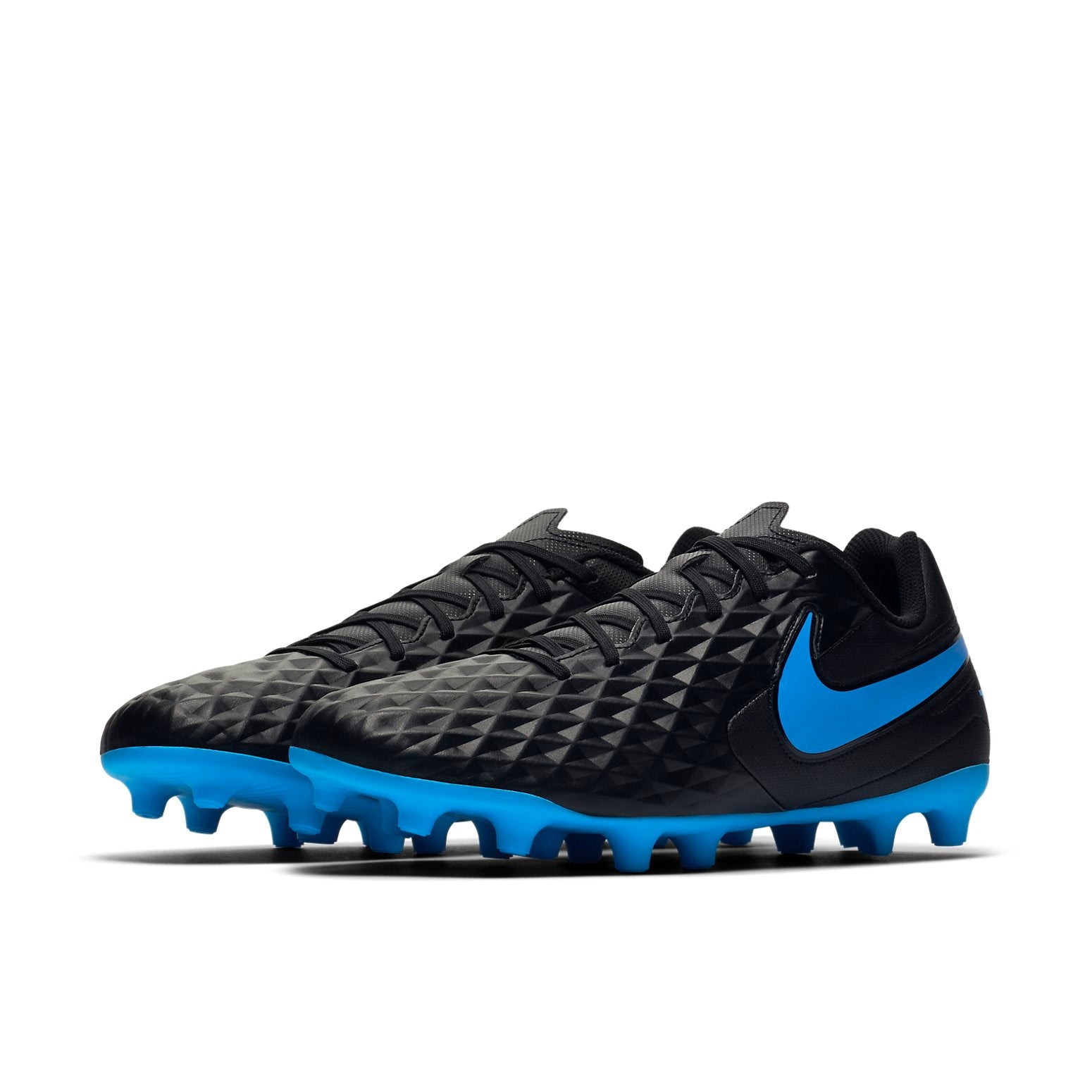 Nike Tiempo Legend 8 Club FG MG 'Black Blue Hero' AT6107-004