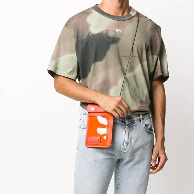 Off-White Green Black Camouflage Stencil OMAA038E20JER0046010