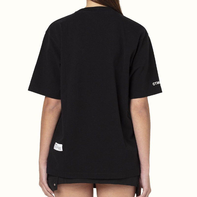 HERON PRESTON Heron Printing Short Sleeve Unisex Black HWAA018E20JER0011030
