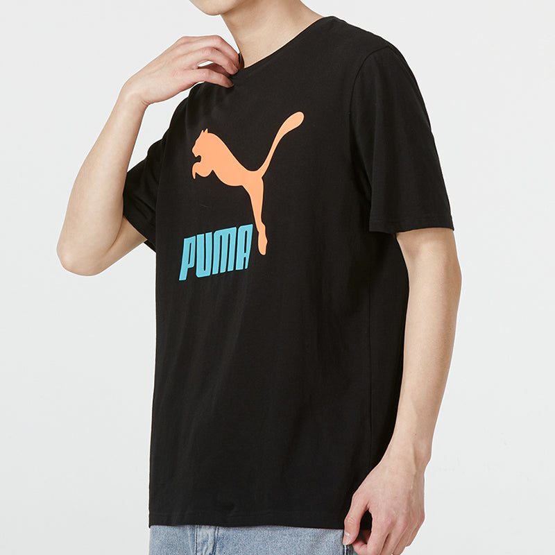 PUMA Classics Logo Interest Tee 'Black' 536344-51