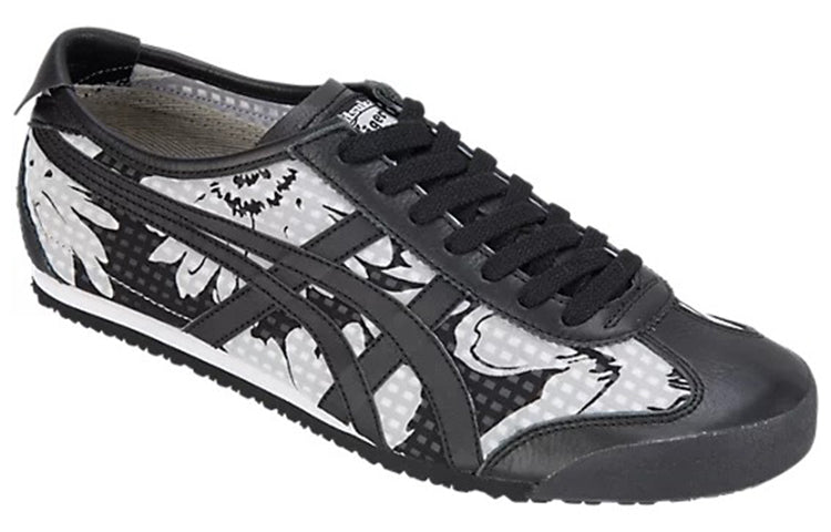 (WMNS) Onitsuka Tiger Mexico 66 'Floral - Black White' D860N-9090