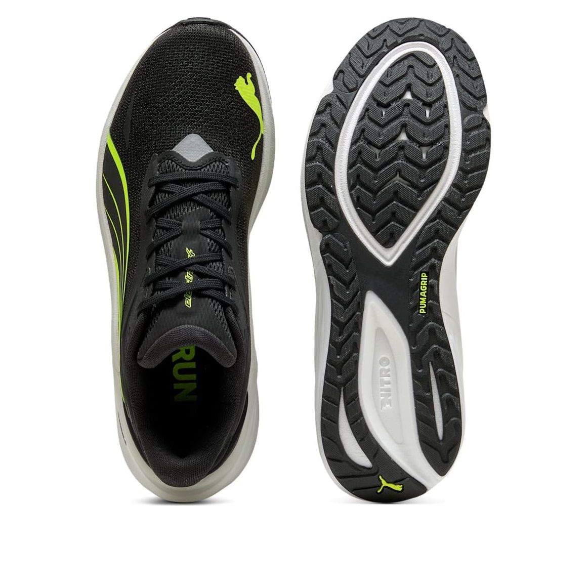 PUMA Electrify Nitro 4 'Black Yellow Alert Grey' 310789-05