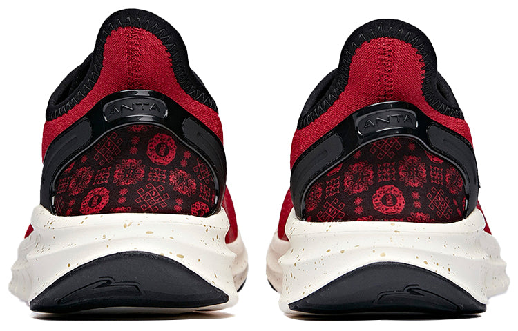 ANTA Running Series Sneakers 'Black Red' 112115557-5