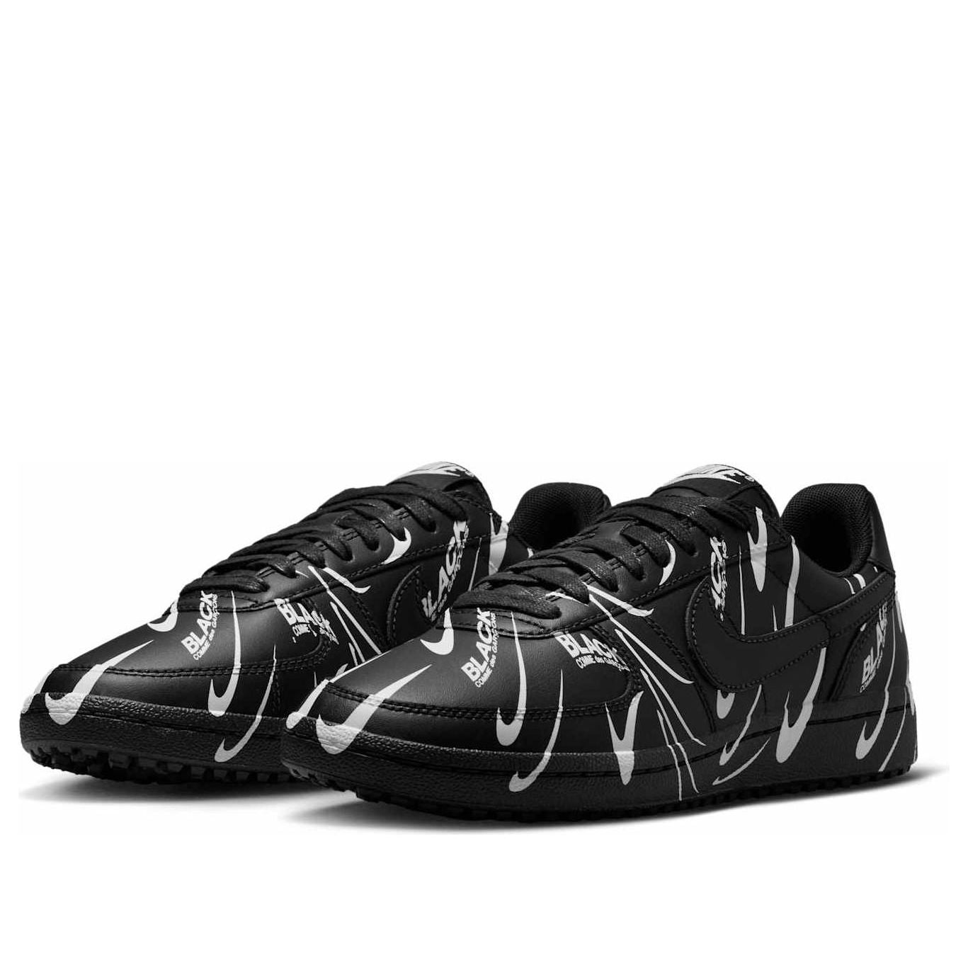 (WMNS) Nike x Comme des Garons Field General '82 'Black White All-Over Print' IM7417-001