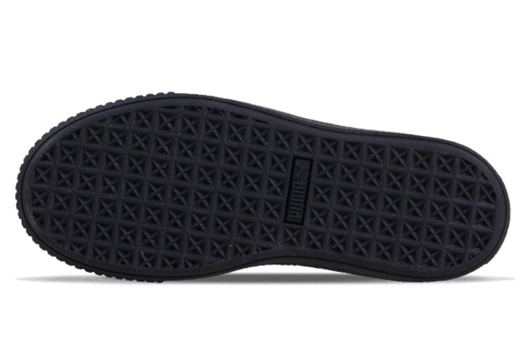 (WMNS) PUMA Basket Platform Bling 'Black' 367237-01