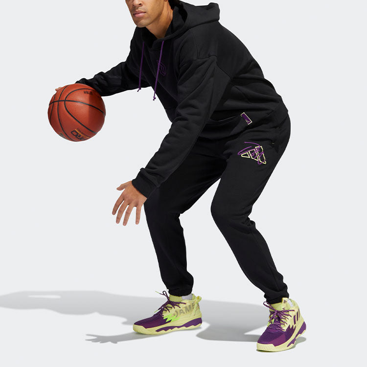 adidas Dame 8 Inn Hdy Basketball Sports Hooded Pullover Long Sleeves Black HE5464