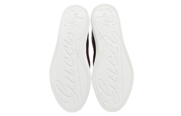 Gucci Microguccissima Pattern Leather Slip On 'Strong Red' 466872-D4710-6168