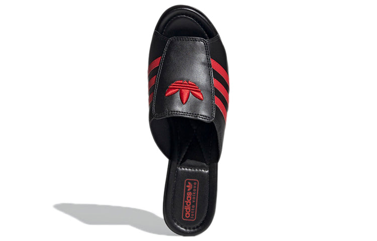 (WMNS) adidas Lotta Volkova x Trefoil Logo Mule 'Black Red' FX8460