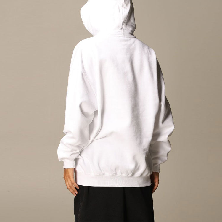 (WMNS) Balenciaga Printing Cotton Hoodie White 578135TJVD79000