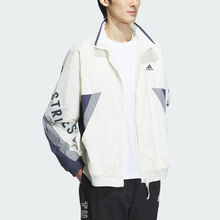 adidas Word Woven jacket Asia Sizing 'White Purple' IT4361