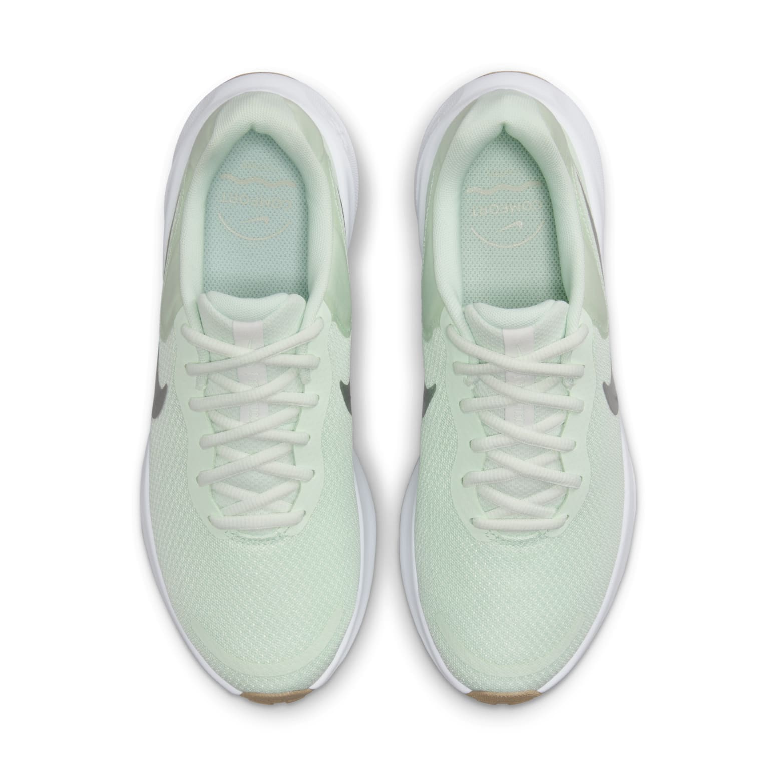 (WMNS) Nike Revolution 7 'Barely Green Metallic Silver' FB2208-303