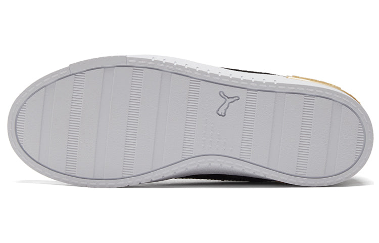 (WMNS) PUMA Jada Teddy Ws Fleece Lined Skateboarding Shoes Black 382703-01