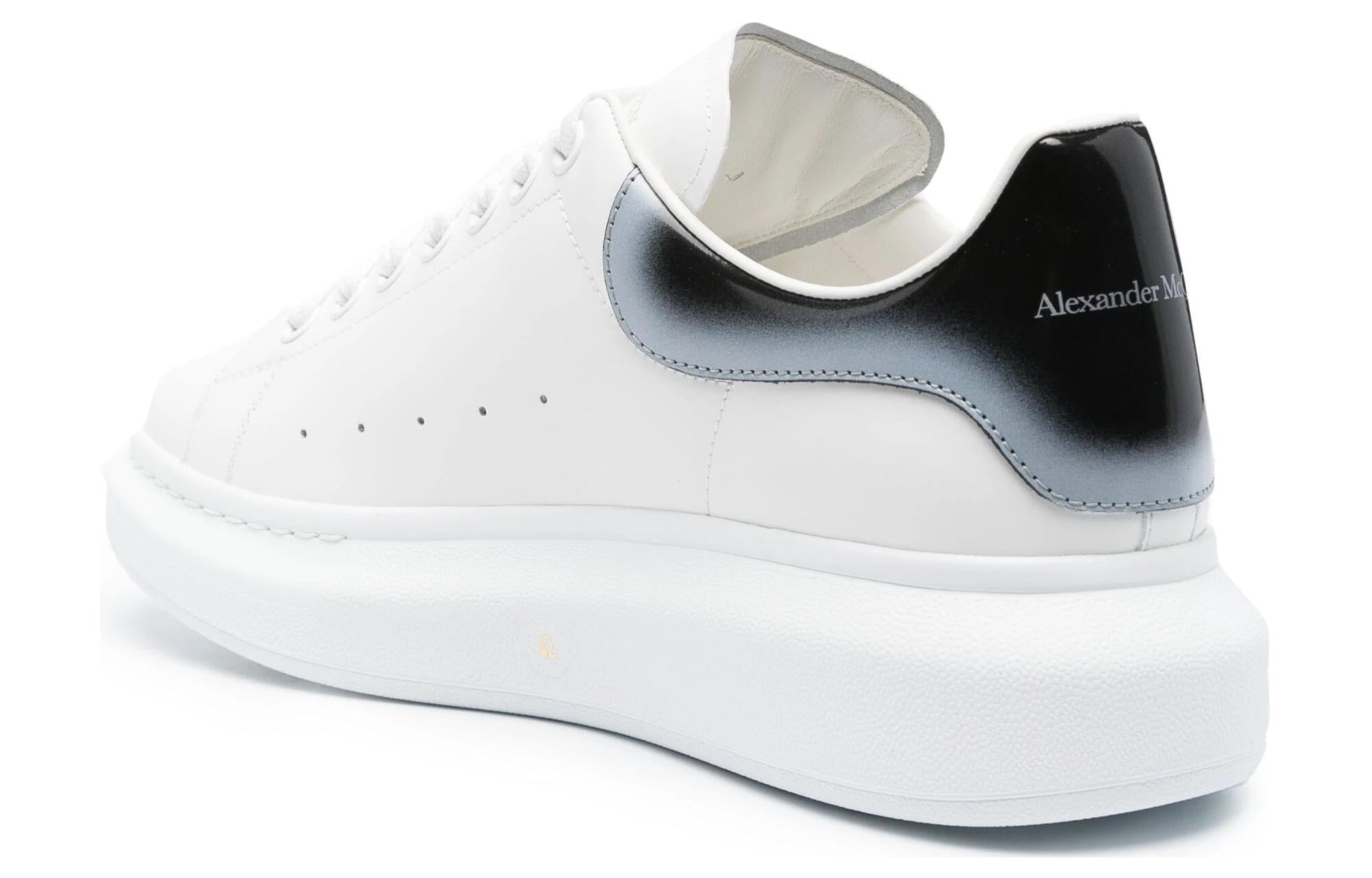 Alexander McQueen Larry Sneakers 'White Grey Black' 777367WIE9G9089