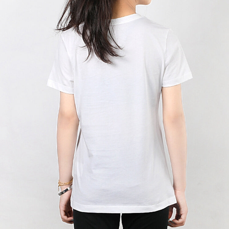 (WMNS) Nike Slogan logo Solid Color Training 'White' DA2481-100