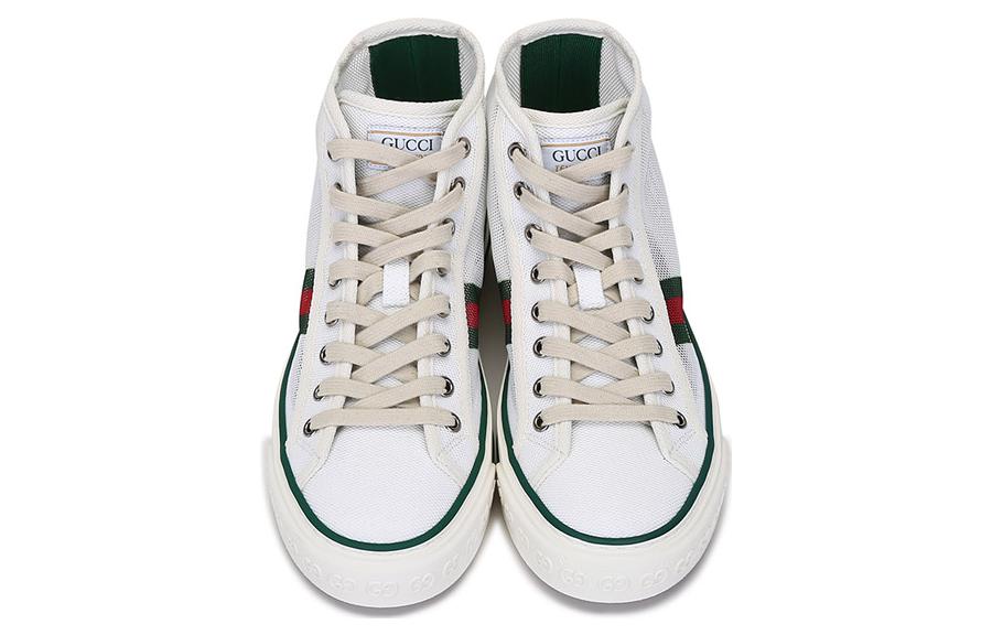 (WMNS) Gucci Tennis 1977 High Top Sneakers 'Mesh White' 663579-2WB10-9070