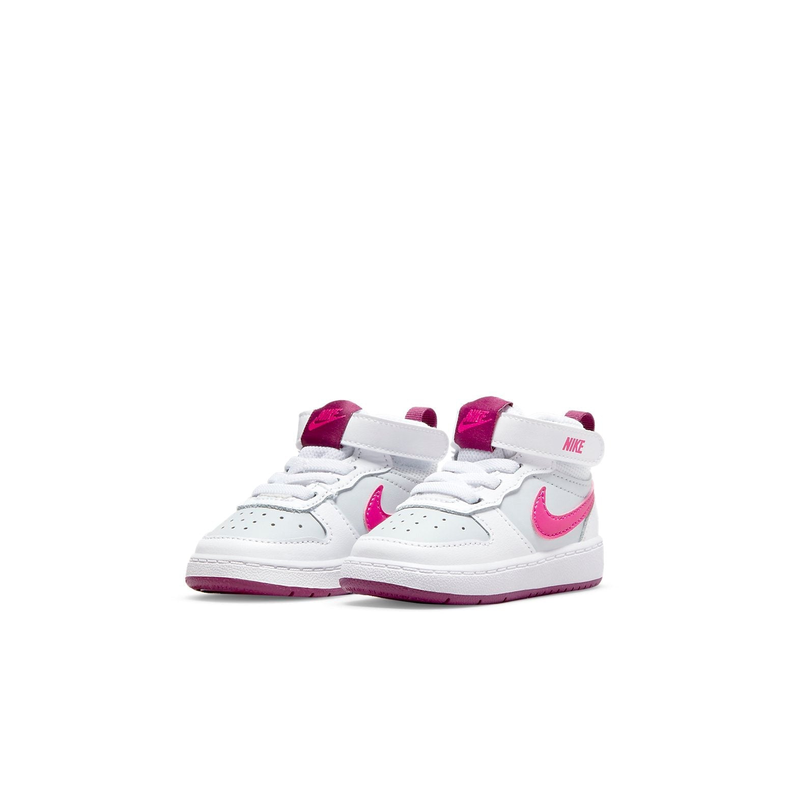 (TD) Nike Court Borough Mid 2 'Pure Platinum Pink Prime' CD7784-006