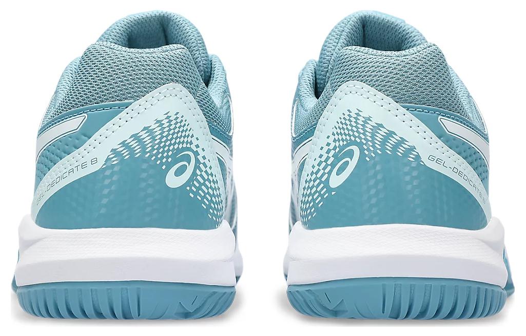 (WMNS) ASICS Gel-Dedicate 8 Wide 'Gris Blue White' 1042A235-400