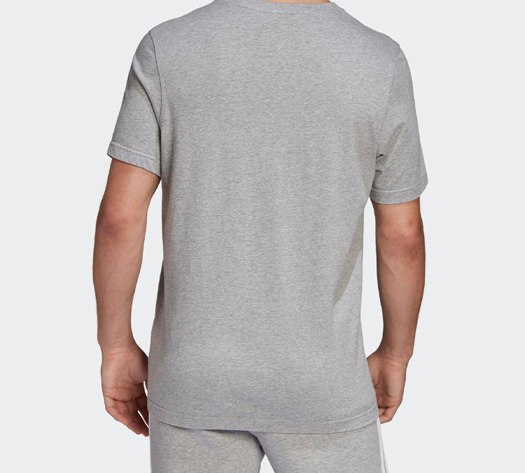 adidas originals Chest Logo Sports Short Sleeve Gray CY4574