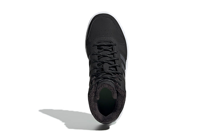 (GS) adidas Hoops 2.0 Mid Shoes 'Black Grey' EE6704