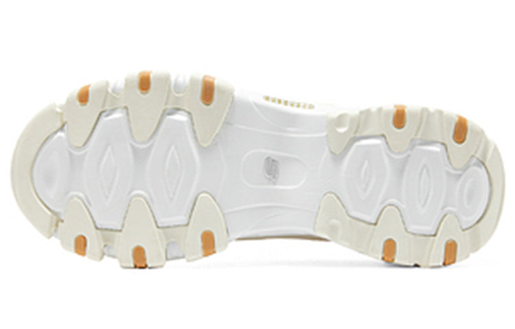 Skechers D'lites 2.0 'White Grey Yellow' 894128-OFWT