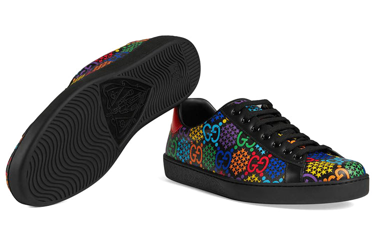 Gucci Ace GG Supreme Low 'Psychedelic - Black' 610085-H2020-1110