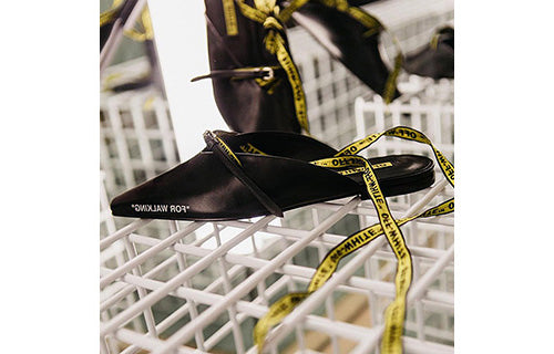 (WMNS) Off-White Black Slippers OF2D2X001