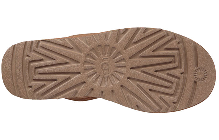 (WMNS) UGG Gita Bow Mini Fleece Lined Brown 1098360-CHE