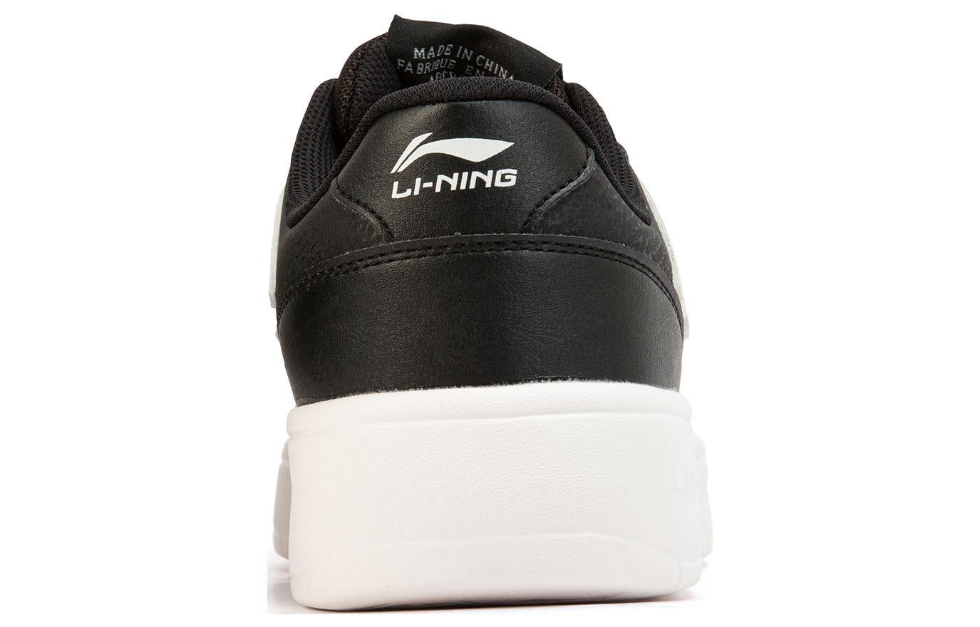 (WMNS) Li-Ning Classic Skateboarding 'Black White' AGCR470-5