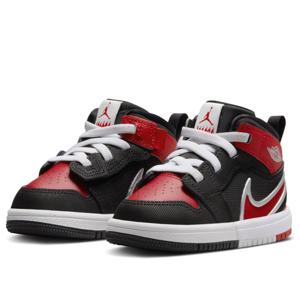 (TD) Air Jordan 1 Mid RM EasyOn 'Black University Red' FQ1283-006