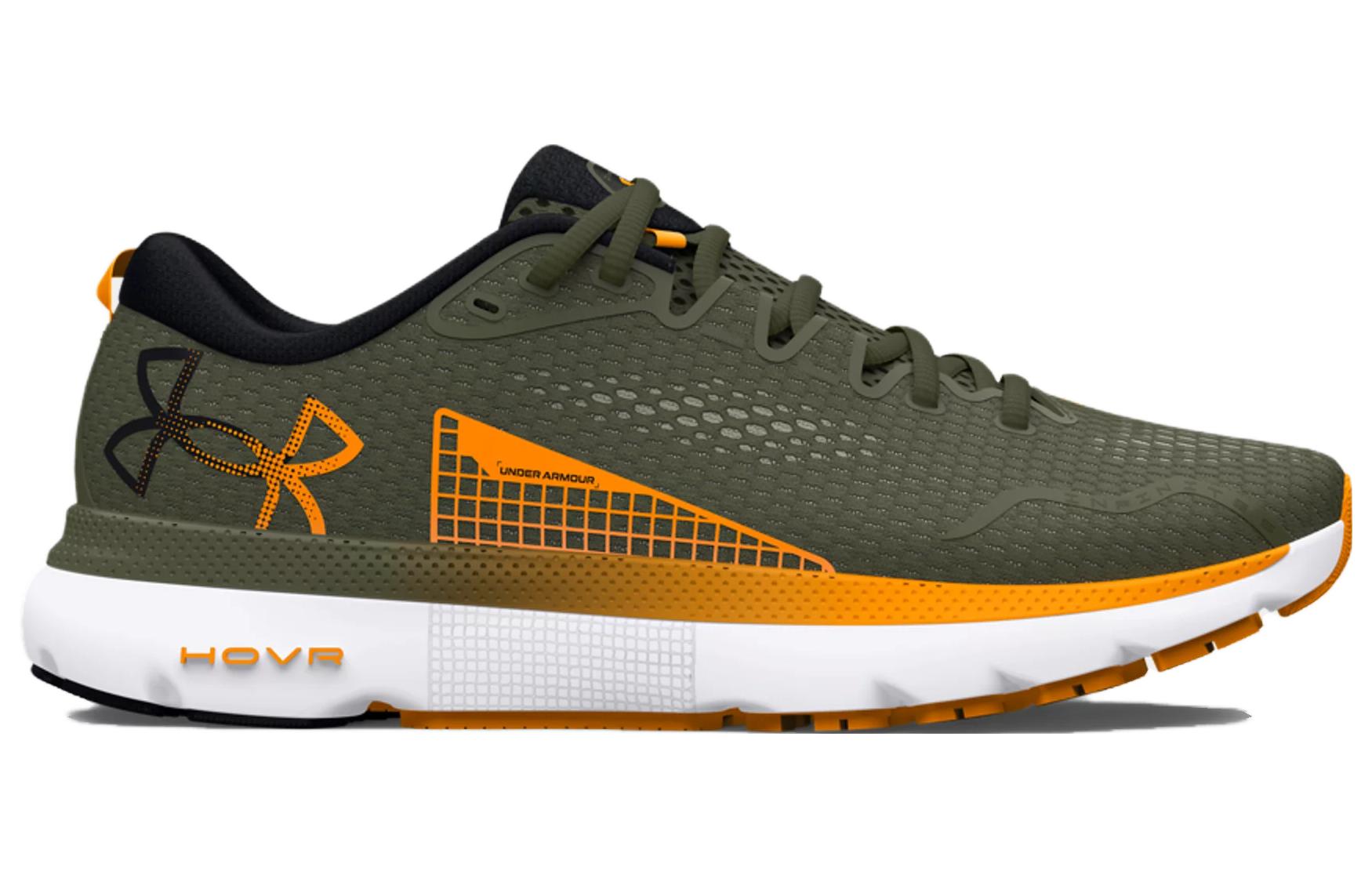 Under Armour HOVR Infinite 5 Running Shoes 'Green Orange' 3026545-302