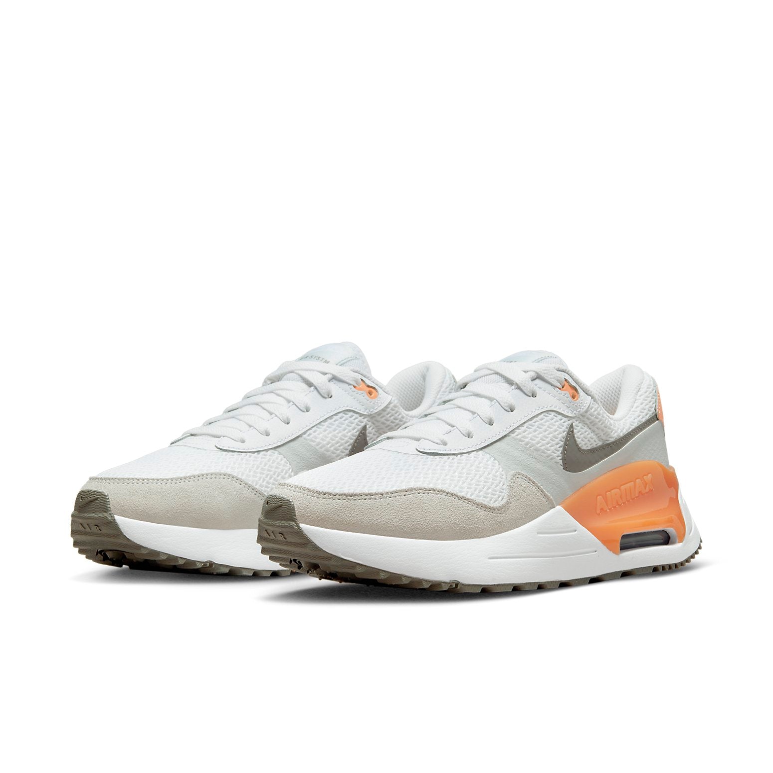 (WMNS) Nike Air Max SYSTM 'White Pure Platinum Orange Trance Flat Pewter' DM9538-102