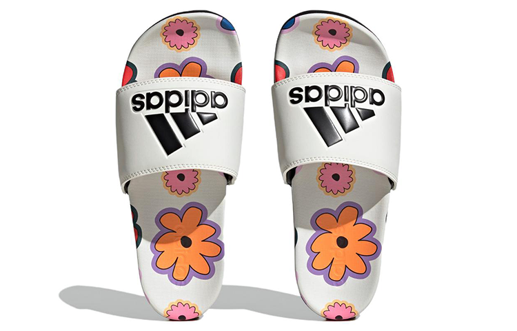 (WMNS) adidas Adilette Comfort Slides 'Off White Core Black' IE4971
