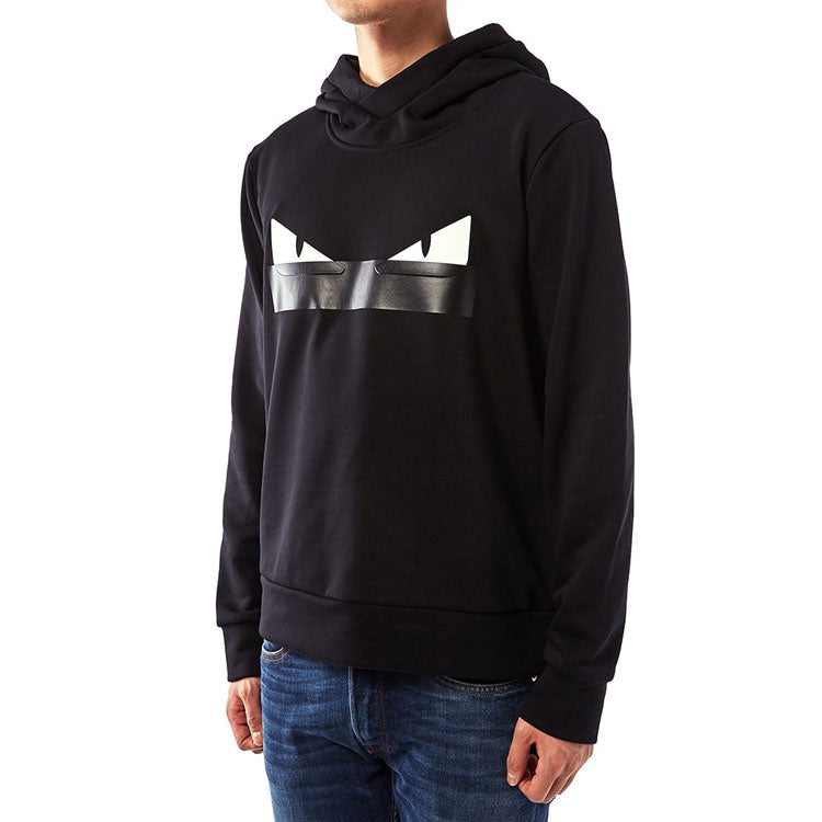 Men's FENDI Small MONSTER Printing Black FAF534A54VF0GME