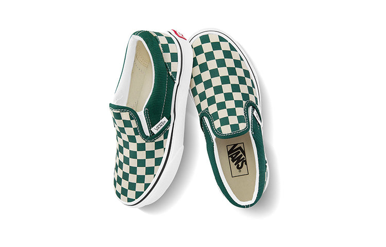 (PS) Vans Classic Checkboard Slip-On 'Green White' VN0A4BUT2NH