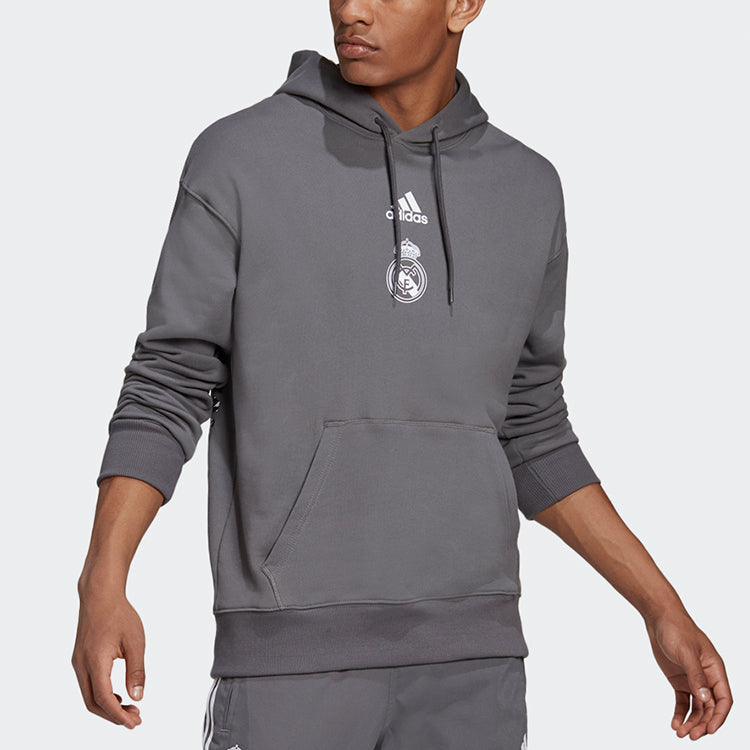 adidas Real Ssp Real Madrid Soccer/Football Sports Pullover Gray GI0008