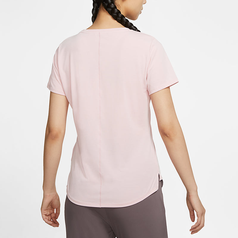 (WMNS) Nike Dri-FIT Training Sports Quick-dry Round Collar T-Shirt Pink DD0619-630
