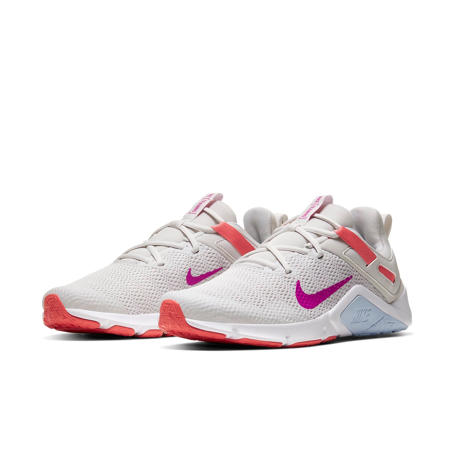(WMNS) Nike Legend Essential 'Vast Grey Fire Pink' CD0212-005